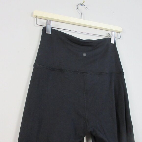 Lululemon Wunder Lounge Super High-Rise Tight 28" Women 4 Black Modal Yoga 320 - Picture 6 of 13